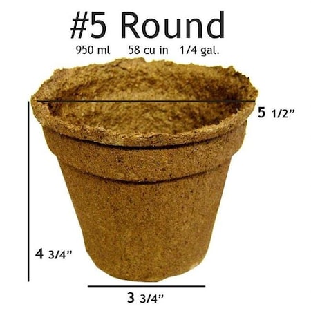Cowpots CowPots No 5 Round Pot - 20 pots #5 Rnd (20)